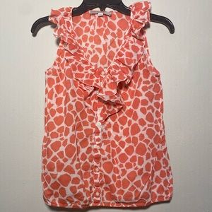 🎉SALE 3/$30🎉 Loft ruffle top